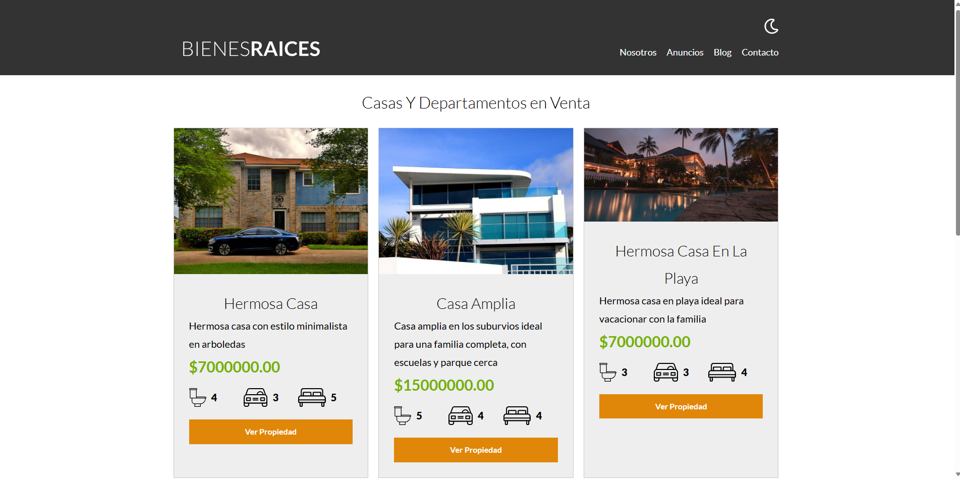 Bienes Raices