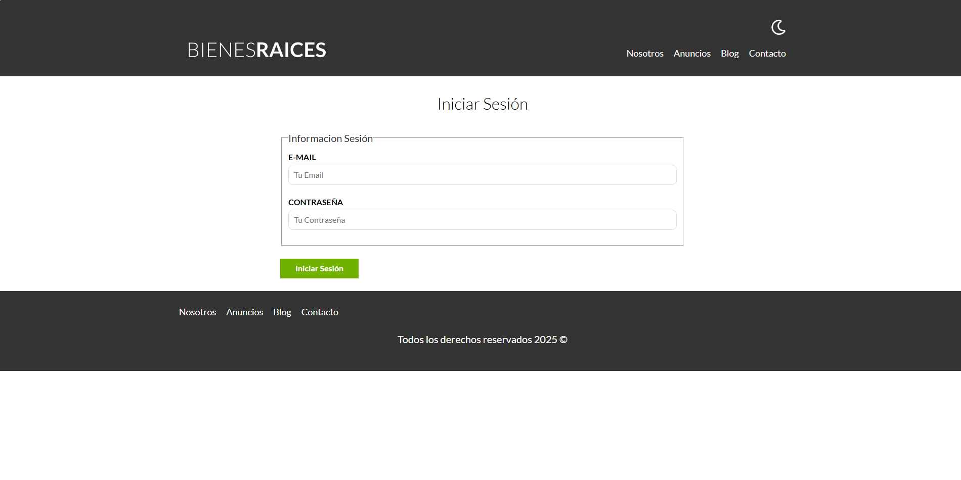 Bienes Raices