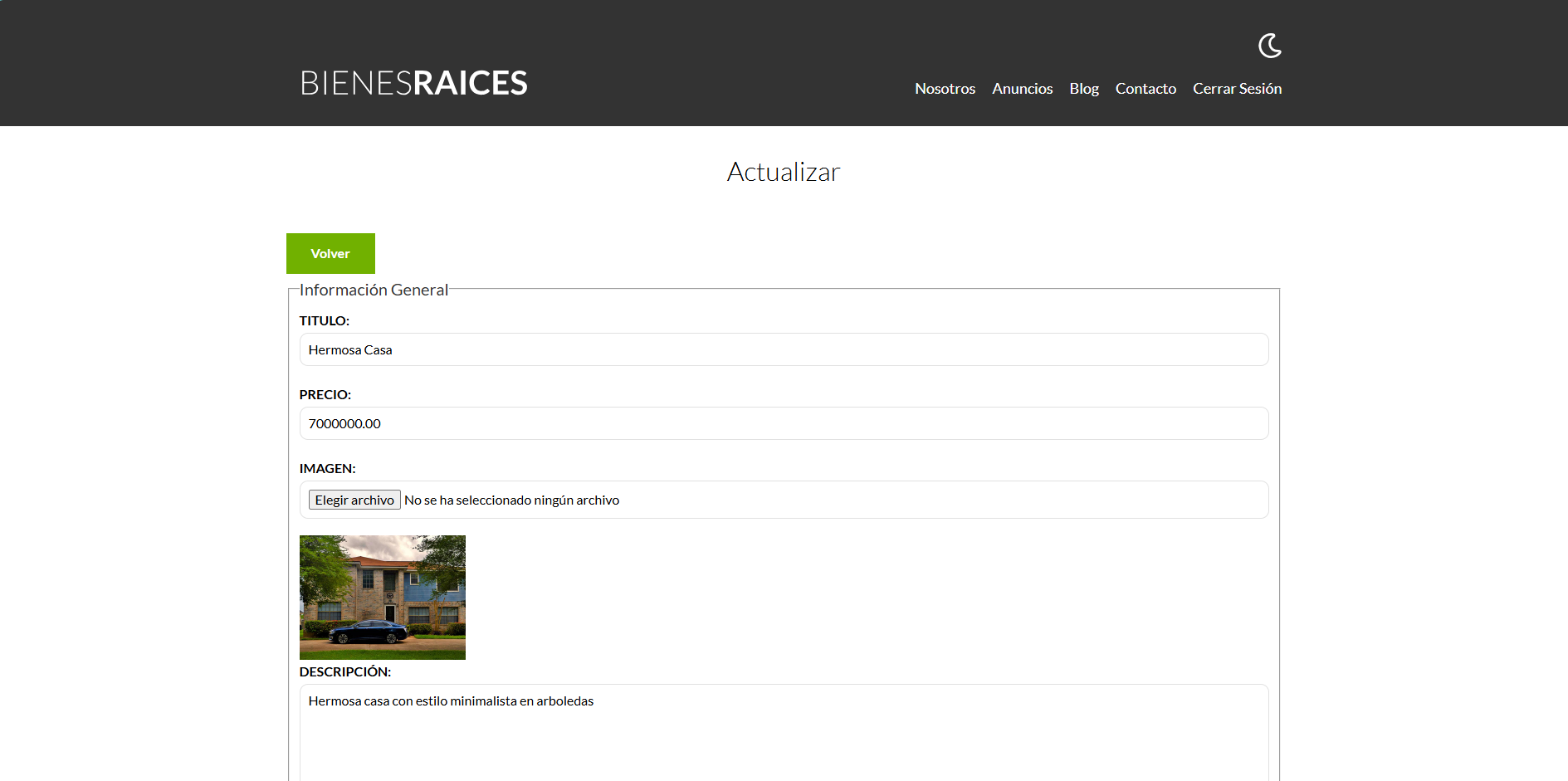Bienes Raices
