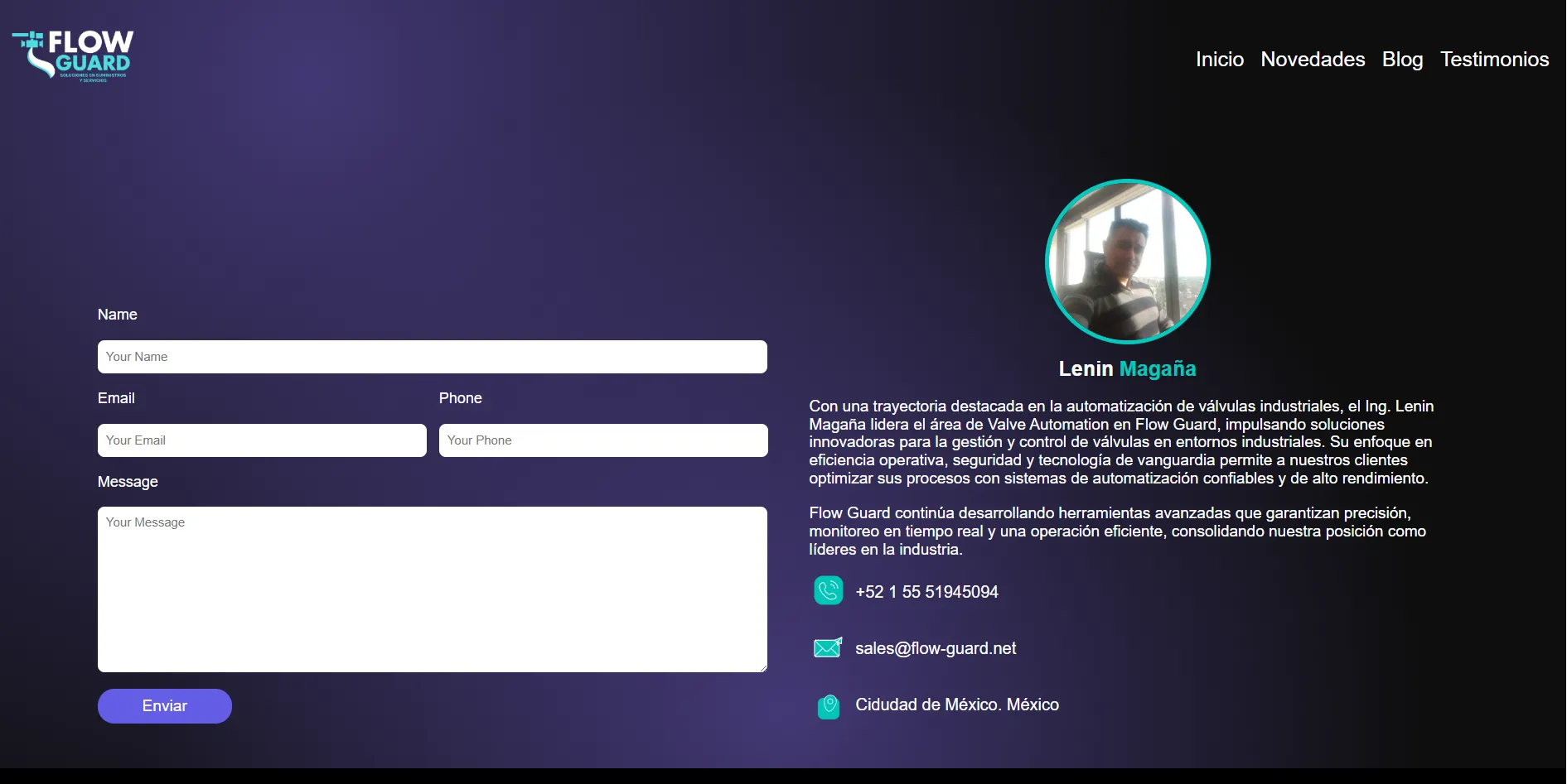 Sistema de Contacto